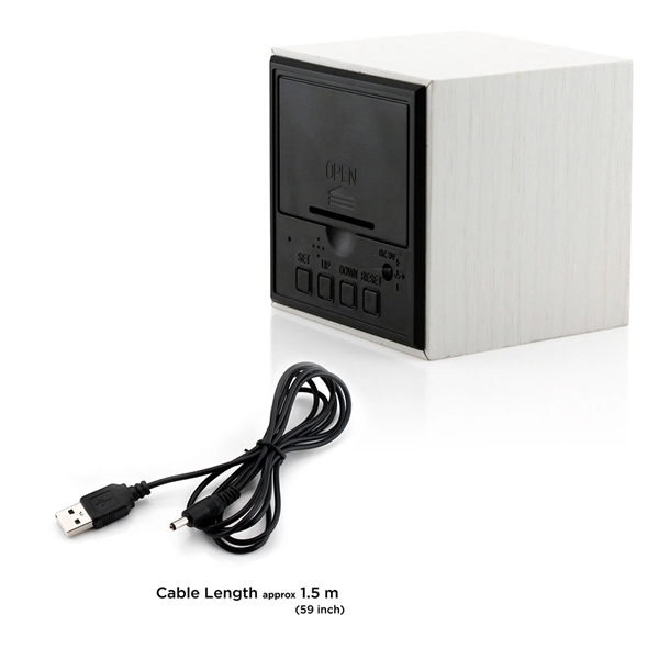 Cube clock with LED.... from ASI 31978 Admanline