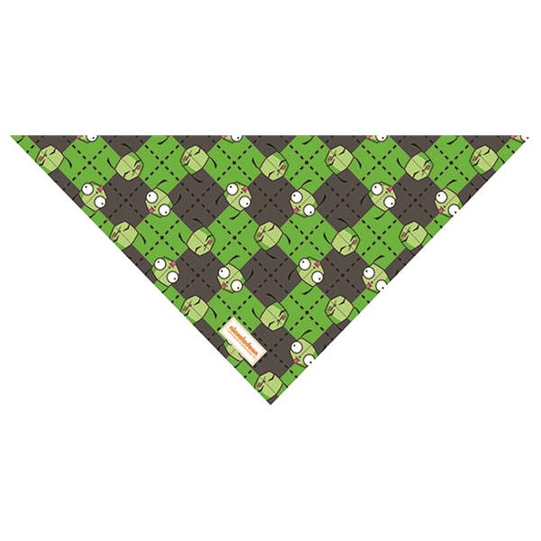 22" x 22" x 29" cotton rotary printed pet triangle bandanna.... from ASI 44020 Bandanna Promotions By CARO-LINE / Swag-Wag Pets