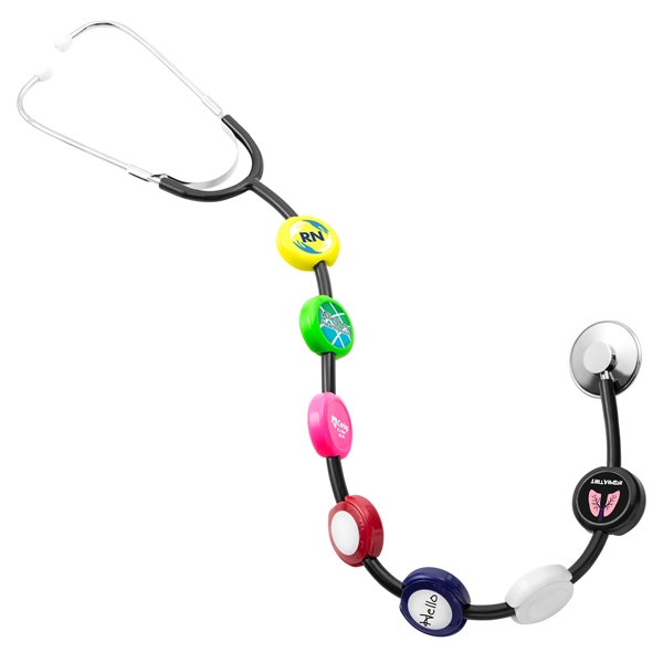 Anti-Microbial Saucer Stethoscope ID Tag... from ASI 49470 DEVARA