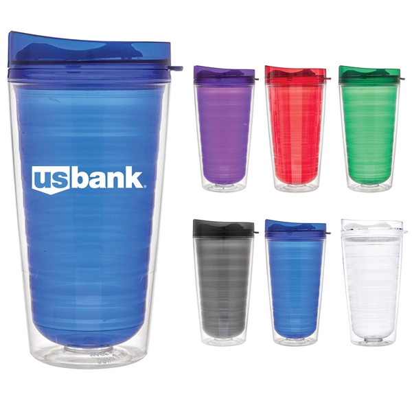 Reusable, double-wall coffee tumbler... from ASI 68366 Makana Line LLC