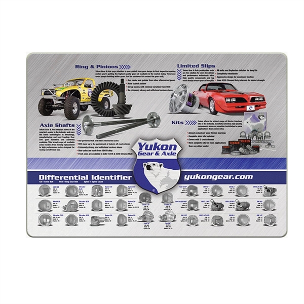 These counter mats are 16" x 24" x 1/8" thick.... from ASI 76797 Pelican Graphics / Pelican Lures