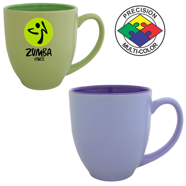 16oz Pastel Two-Tone Satin Bistro Mug... from ASI 80093 Pyrographics / Pyrographics Line