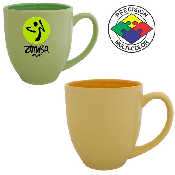 16oz Pastel Two-Tone Satin Bistro Mug... from ASI 80093 Pyrographics / Pyrographics Line