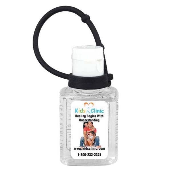 Squeeze bottle with flip top lid, silicone leash and citrus scented... from ASI 62660 Innovation Line