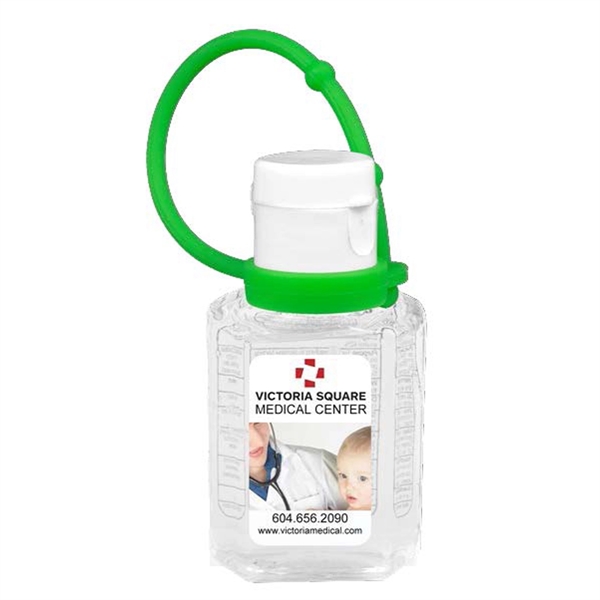 Squeeze bottle with flip top lid, silicone leash and citrus scented... from ASI 62660 Innovation Line