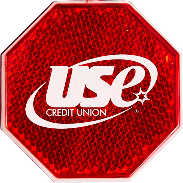 2"x2" Octagon shaped flashing light with nine LEDs, clip on action... from ASI 54100 Fields Manufacturing Inc / TargetLine®