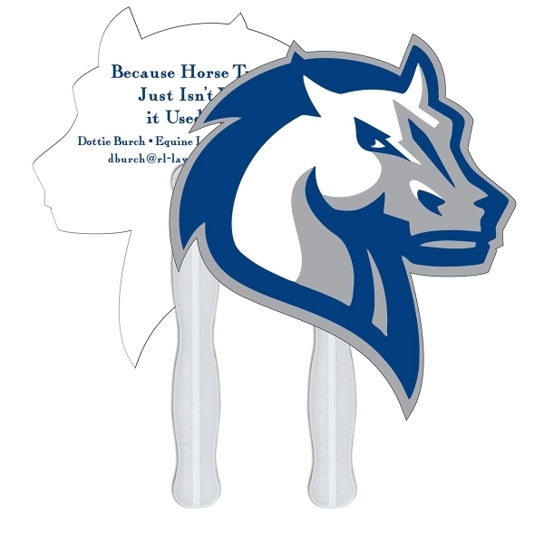 Horse head shape digital econo fan with wooden stick.... from ASI 67620 Lion Circle Corp / Lion/Circle