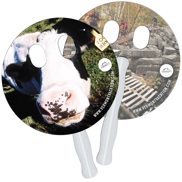 Circle with cut out eyes digital economy fans with double sided... from ASI 67620 Lion Circle Corp / Lion/Circle