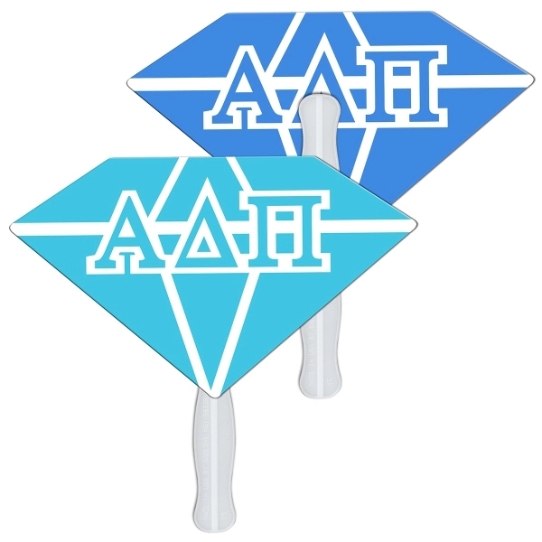 Diamond shape digital econo fan with wooden stick.... from ASI 67620 Lion Circle Corp / Lion/Circle