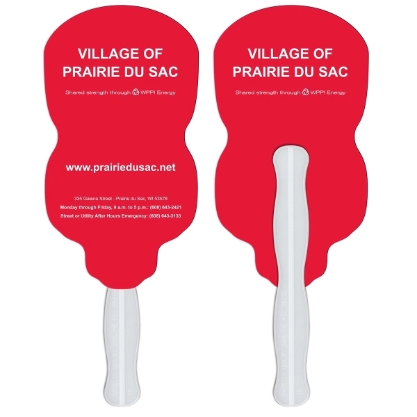 Neon light bulb shaped digital economy fans with double sided film... from ASI 67620 Lion Circle Corp / Lion/Circle