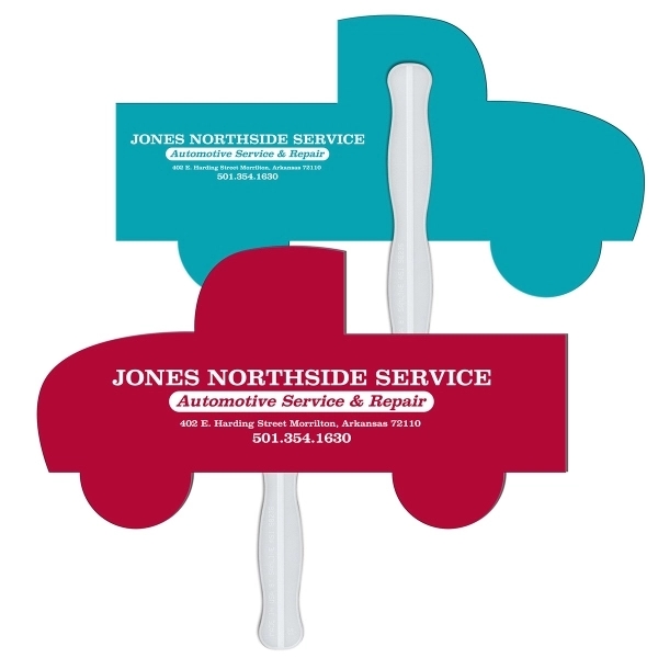 Pick-up truck shape digital econo fan with wooden stick.... from ASI 67620 Lion Circle Corp / Lion/Circle