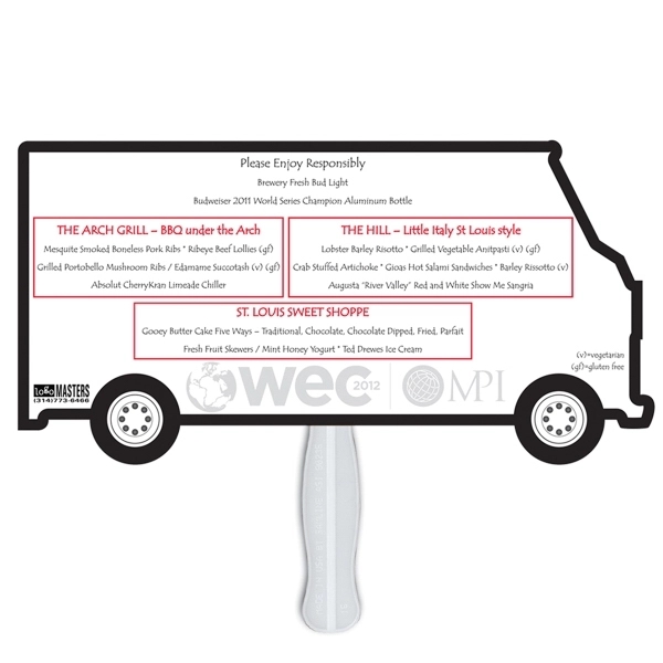 Truck double side liquid laminated offset sandwich fan with high gloss... from ASI 67620 Lion Circle Corp / Lion/Circle