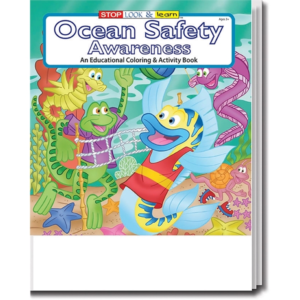 Ocean Safety Awareness coloring book.... from ASI 45815 Coloring Book Solutions / Coloring Book Solutions™