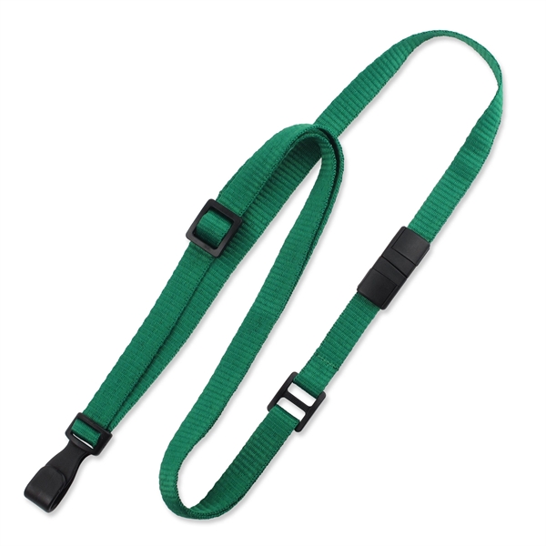 Versatile custom silkscreen lanyard adjusts to fit everyone from children to... from ASI 79898 Promovision / PROMOVISION
