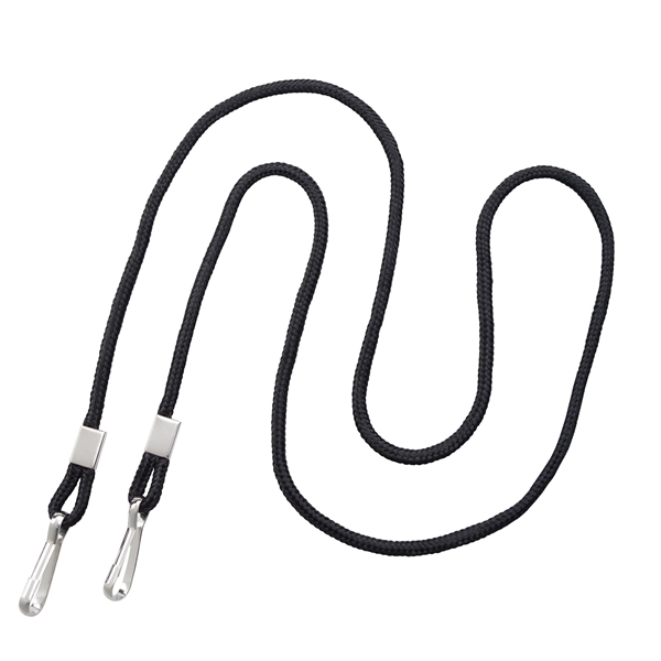 Open-ended event-style lanyards feature two hooks to keep your credentials facing... from ASI 79898 Promovision / PROMOVISION