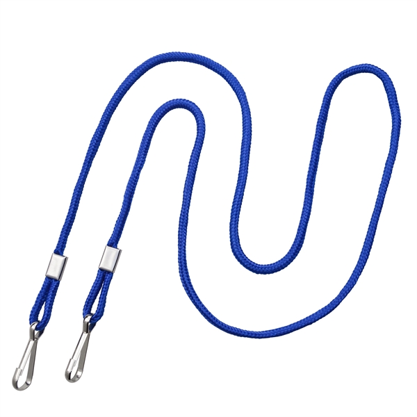 Open-ended event-style lanyards feature two hooks to keep your credentials facing... from ASI 79898 Promovision / PROMOVISION