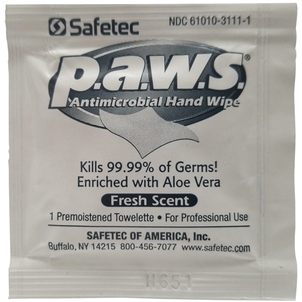 Antimicrobial hand wipes with aloe vera.... from ASI 84514 Safety Made