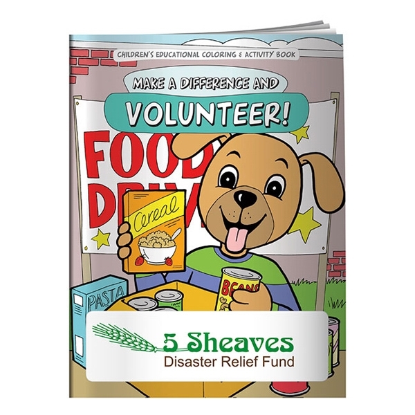 Make a difference and volunteer coloring book.... from ASI 40480 Koozie Group / Norwood