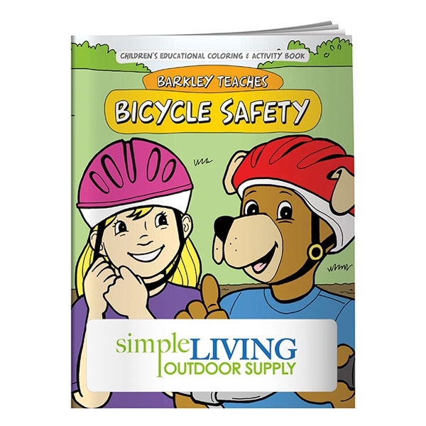 Bicycle safety coloring book.... from ASI 40480 Koozie Group / Norwood