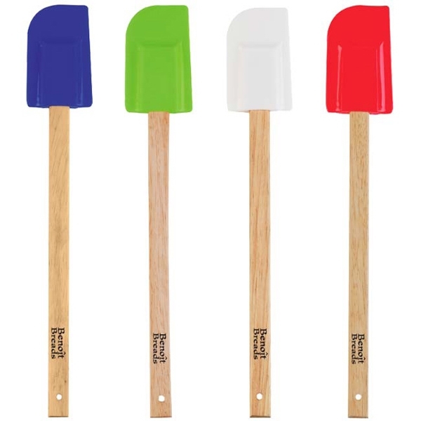 Silicone spatula with wood handle.... from ASI 40480 Koozie Group / Norwood