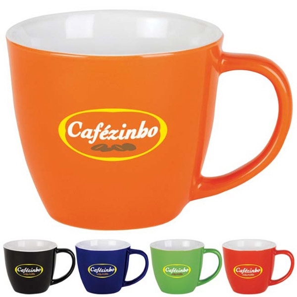 Mug with color exterior and white interior, 13 oz.... from ASI 40480 Koozie Group / Norwood