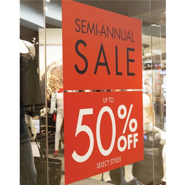 Put your message on display using these Full Color Window Decals!... from ASI 81500 Navitor Inc / Navitor Specialty Products