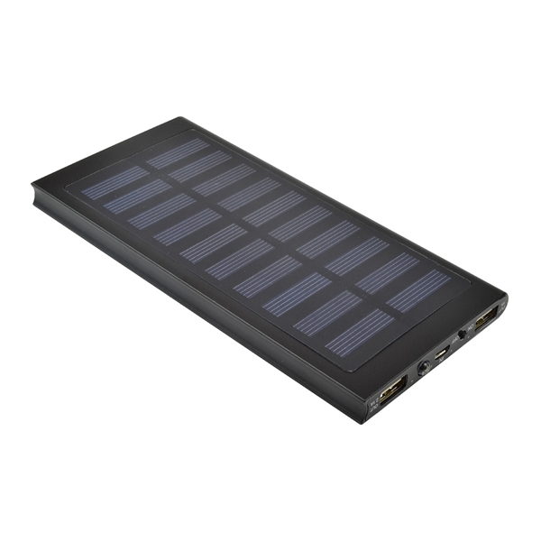 Slim Solar Charger Power Bank. Built-in 8,000 or 12,000 mAh lithium... from ASI 93131 US Flash & Technologies LLC
