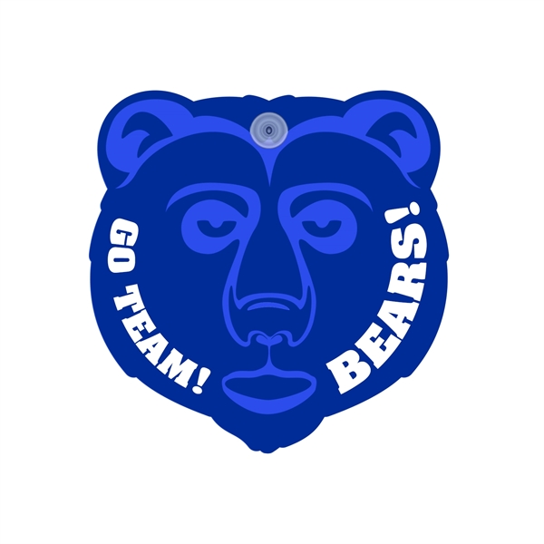 Grizzly Bear shape paper window sign with suction cup (not attached).... from ASI 67620 Lion Circle Corp / Lion/Circle