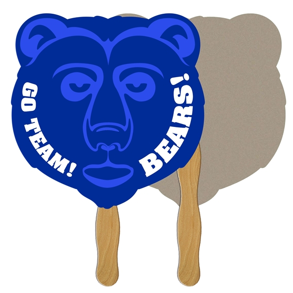 Grizzly Bear shaped fan is laminated on front with a high... from ASI 67620 Lion Circle Corp / Lion/Circle