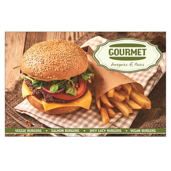 Custom printed poster made of 100 lb. gloss text stock.... from ASI 67620 Lion Circle Corp / Lion/Circle