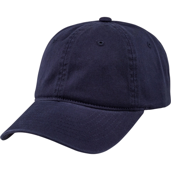 6 Panel unstructured baseball cap with adjustable side closure.... from ASI 43456 CF Headwear