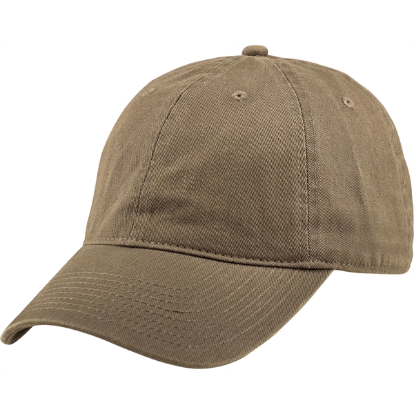 6 Panel unstructured baseball cap with adjustable side closure.... from ASI 43456 CF Headwear
