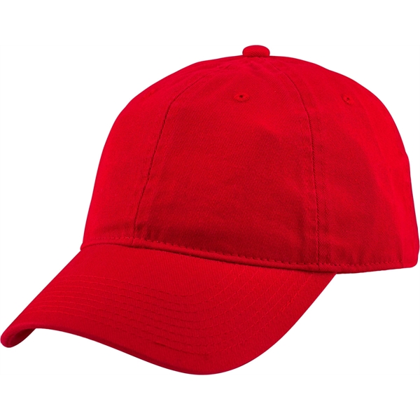 6 Panel unstructured baseball cap with adjustable side closure.... from ASI 43456 CF Headwear