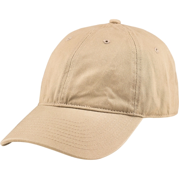 6 Panel unstructured baseball cap with adjustable side closure.... from ASI 43456 CF Headwear