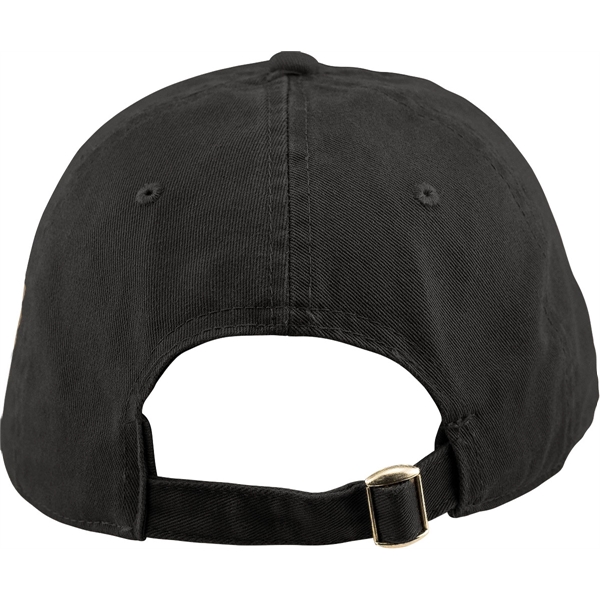 6 Panel unstructured baseball cap with adjustable side closure.... from ASI 43456 CF Headwear