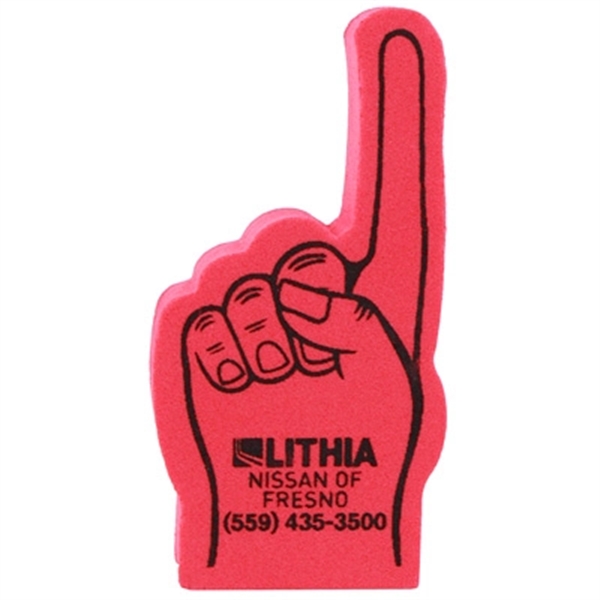 Number 1 Hand EVA Stand, 3" x 1.5"... from ASI 54886 Foamworx / FoamWorx