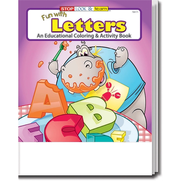 COLORING BOOK SET Fun with Letters coloring book fun pack with... from ASI 45815 Coloring Book Solutions / Coloring Book Solutions™