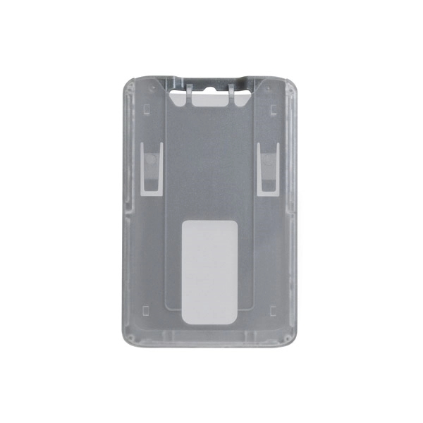 2.66" x 3.75" rigid plastic vertical badge holders with color background.... from ASI 62088 IDProductsource