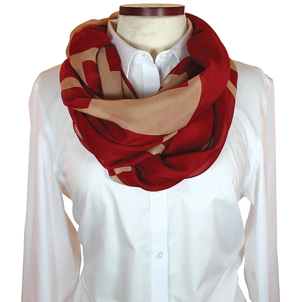Custom Silk Chifon Infinity Scarf... from ASI 98085 Wolfmark