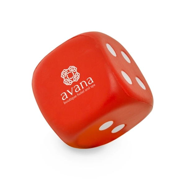 Dice shaped stress balls made of polyurethane.... from ASI 39552 BEL Promo