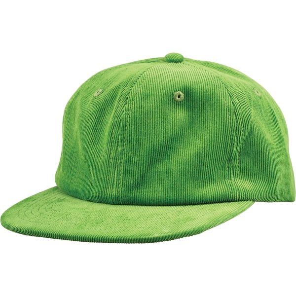 6 Panel, Unstructured Mid Crown Cap with Plastic Snap Closure.... from ASI 43456 CF Headwear