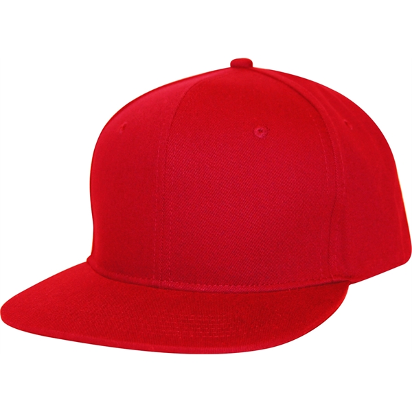 6 Panel Structured, Mid Crown, Cotton Twill Cap with Plastic Snap... from ASI 43456 CF Headwear
