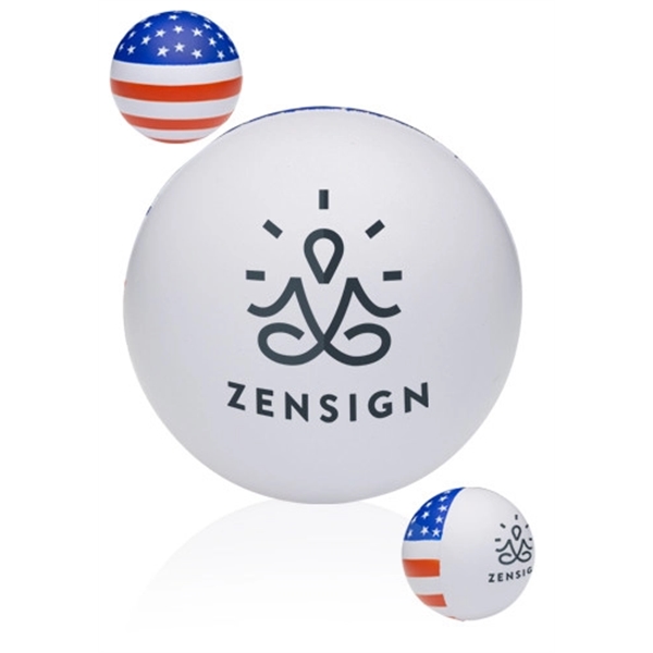 American Flag Stress Balls.... from ASI 39552 BEL Promo
