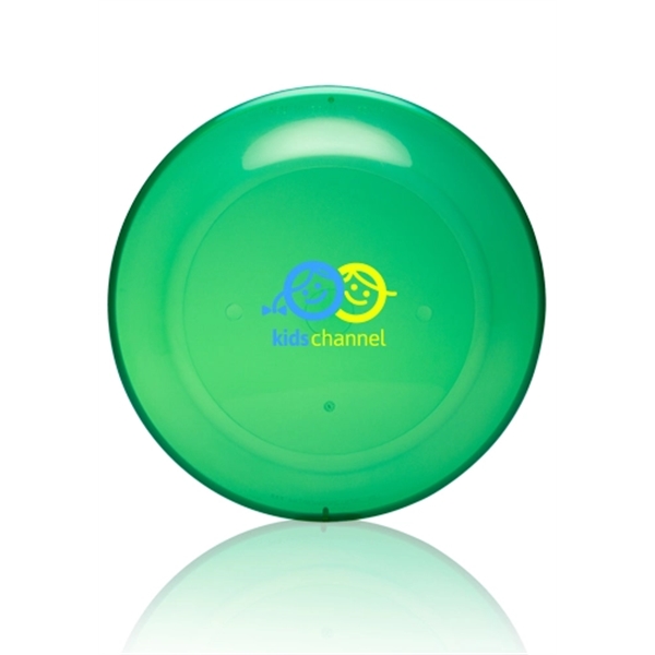 Translucent designed flying disc that measures 9.25" and made of recyclable... from ASI 39552 BEL Promo