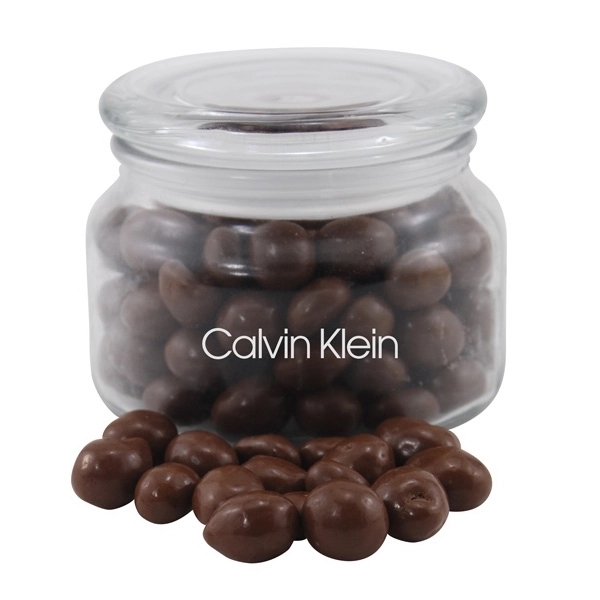 Chocolate Covered Peanuts in a Glass apothecary Jar with Lid... from ASI 44900 NC Custom (CI/Lanco) / Lanco