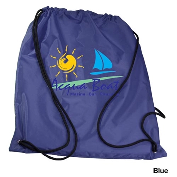 Nylon Drawstring Backpack- Full Color... from ASI 44900 NC Custom (CI/Lanco) / Lanco