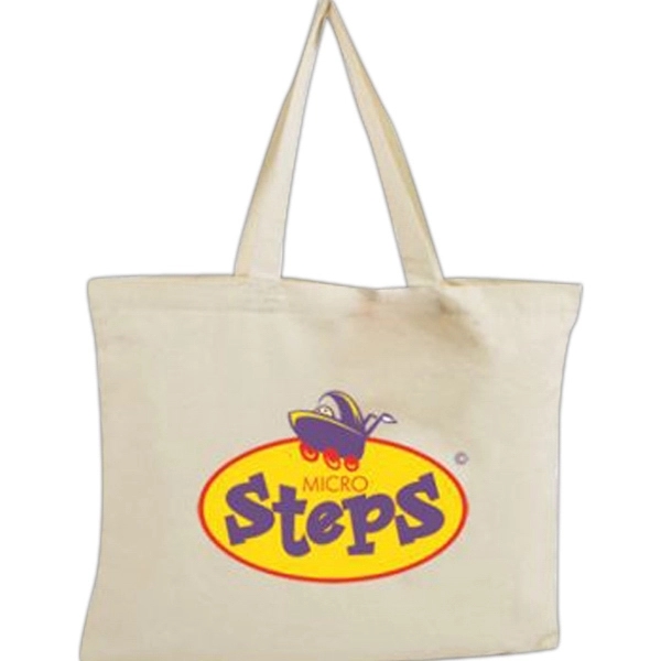 12 ounce cotton canvas tote bag with extra long natural web... from ASI 44900 NC Custom (CI/Lanco)