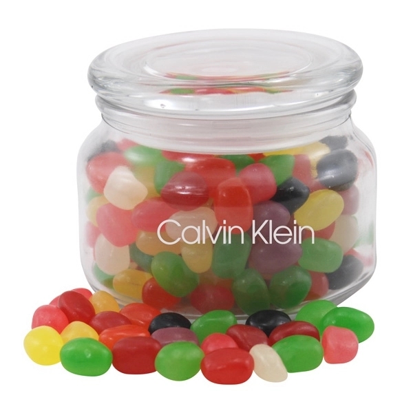 Jelly Beans Candy in a Glass apothecary Jar with Lid... from ASI 44900 NC Custom (CI/Lanco) / Lanco