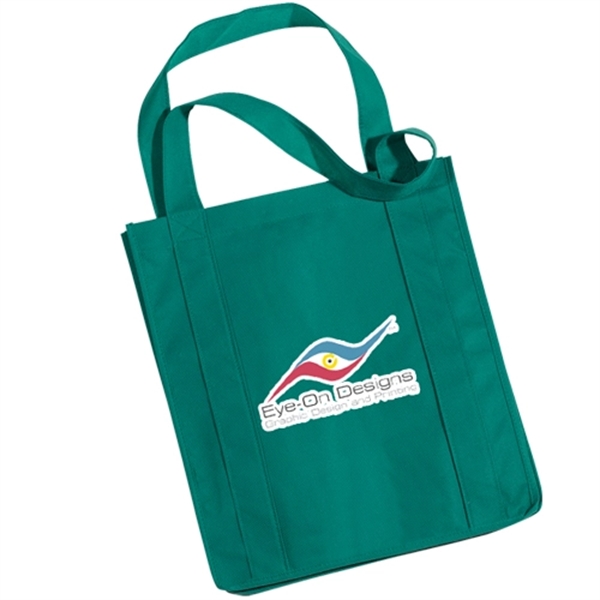 Grocery Non Woven Tote Bag- Full Color with 20" Straps 80... from ASI 44900 NC Custom (CI/Lanco) / Lanco