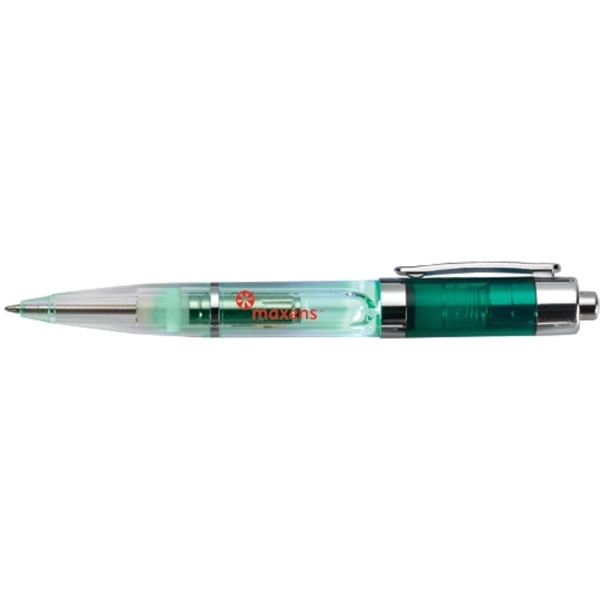 Twist action, light up pen with colored translucent plastic barrel.... from ASI 44900 NC Custom (CI/Lanco) / Lanco